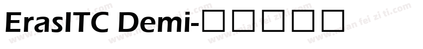 ErasITC Demi字体转换